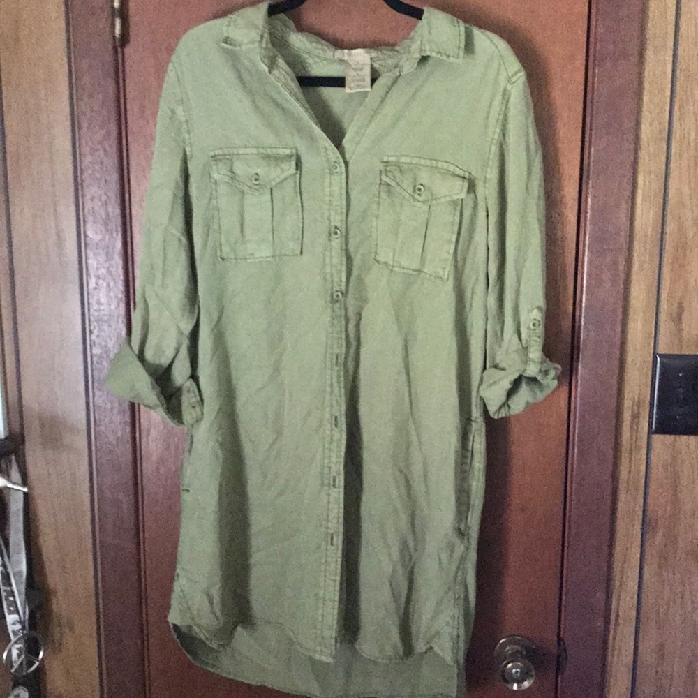 Army green tunic
